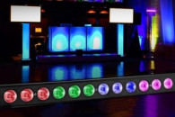 Listwa Belka LED BAR 12x3W RGB Mix kolor pilot
