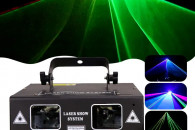Laser dyskotekowy 3 - kolory RGB 51 wzorów DMX