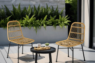 Krzesło Rattanowe VIENA Brązowe