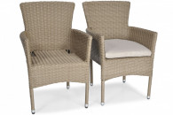 Krzesło fotel z technorattanu SONATA