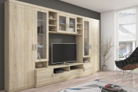 Meblościanka Paris dąb sonoma 340cm